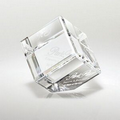 Small Corner Crystal Block Award